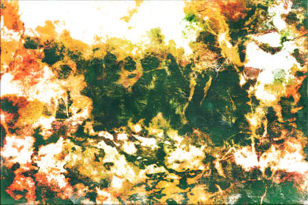 Scratched green wall background