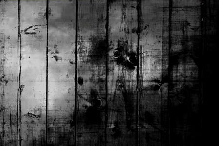 Abstract black grunge background texture with wood pattern, old black and white gray backgroundの写真素材