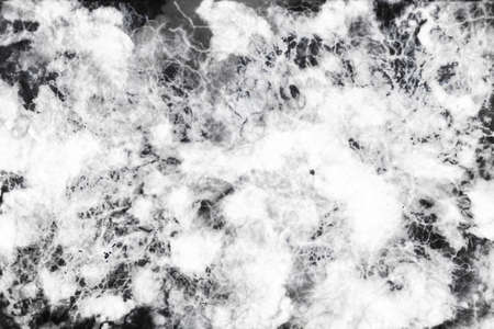 Black and white background marble wall textureの写真素材