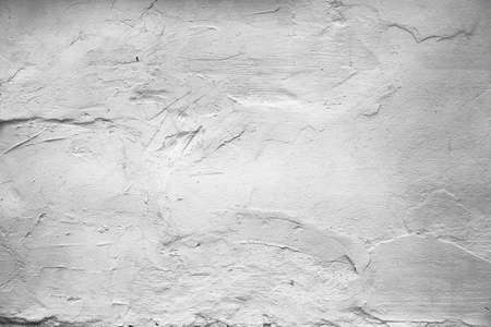 grunge white paint wall background or texture の写真素材