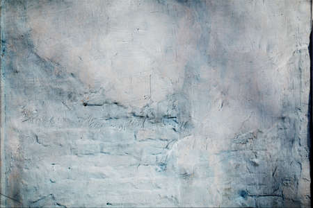 Concrete blue wall backgroundの写真素材