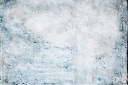 Concrete blue wall backgroundの写真素材