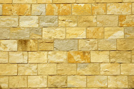 Abstract background for design, stone blocks wall, illustrationのイラスト素材