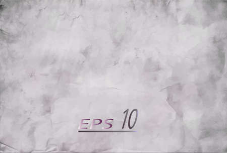 Grunge texture of crumpled paper. Vector illustration.のイラスト素材