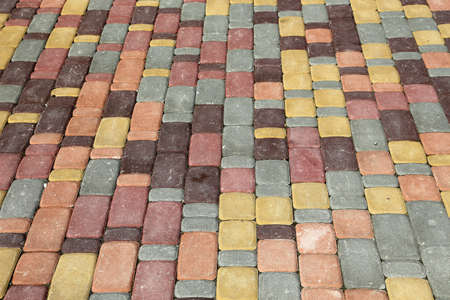 Background color tiles. Colored tiles on the squareの写真素材
