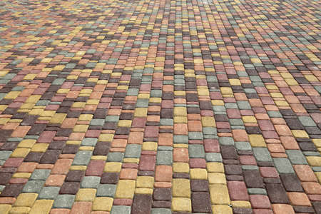 Background color tiles. Colored tiles on the squareの写真素材