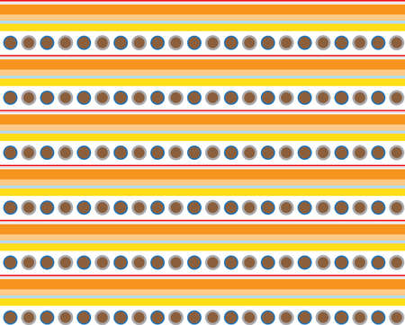  colored geometric lines and sets of circlesのイラスト素材
