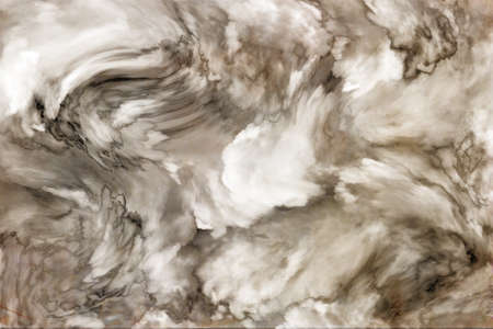 Crumpled paper surface darkの写真素材