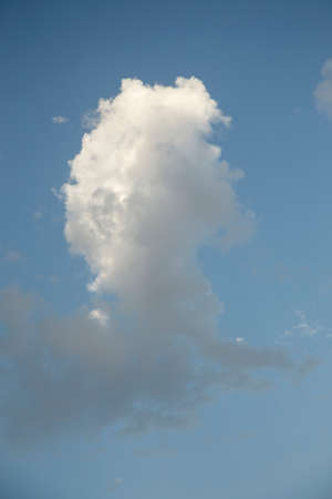 Blue sky and clouds on a sunny day view the beautiful cloudsの写真素材