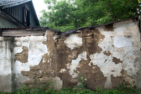 House in ruins.の写真素材