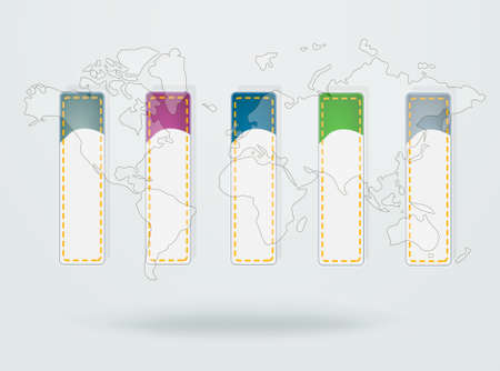 Infographics modern design process template. Vector . Can be used for workflow layout, diagram, number options, web design, timeline, workflow, layout.のイラスト素材