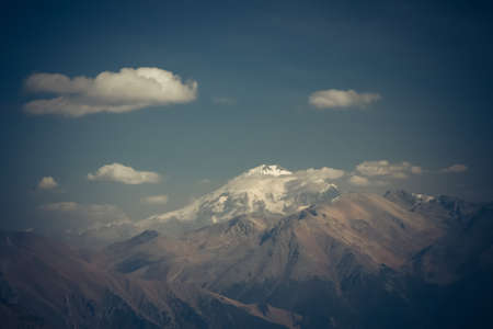 Beautiful valley and peaks in Caucasus mountains, the Main Caucasian ridge. North Caucasusの写真素材