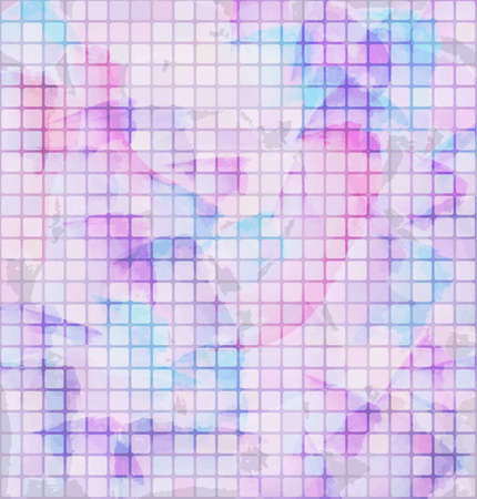Abstract grunge background with colored circle and square. texture.のイラスト素材
