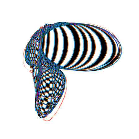 Abstract background with smooth lines.のイラスト素材