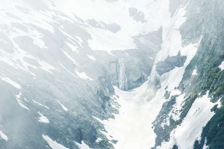 Mountains Landscape aerial view serene scenery wild nature calm scene. Lifestyle active travel. Scenic scenery of wild mountainsの写真素材