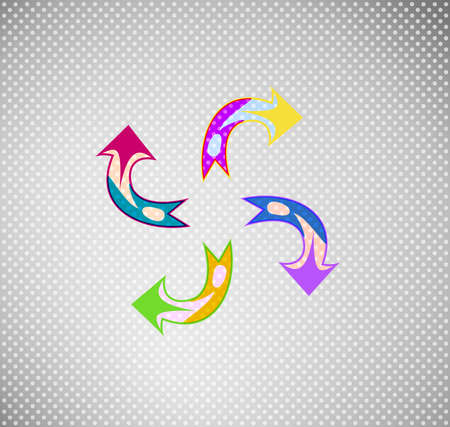 Modern infographics options banner. Vector illustration.のイラスト素材