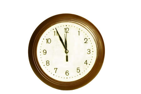 clock on white backgrownd