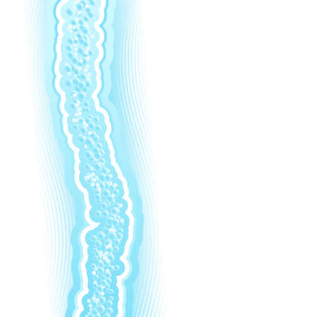 Vector illustration of an abstract stylized water flow lined art background.のイラスト素材