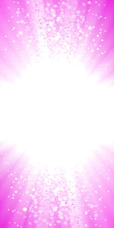 illustration of a magical pink explosion of stars. Glowing light center for custom elements.のイラスト素材