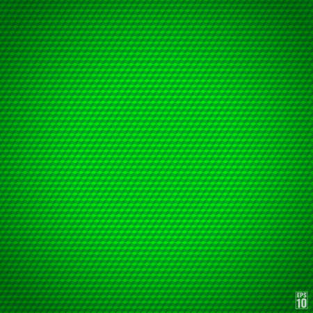 Green seamless cubic texture. のイラスト素材