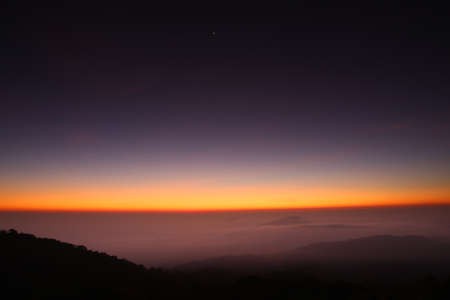 Color of sky in the morning, Chiangmai, Thailand