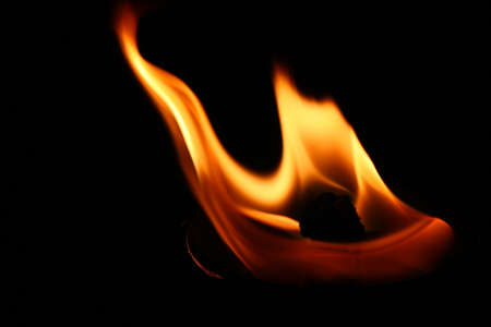 Fire of the lampの写真素材