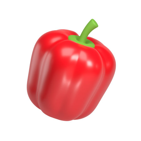 bell pepper 3d iconの写真素材