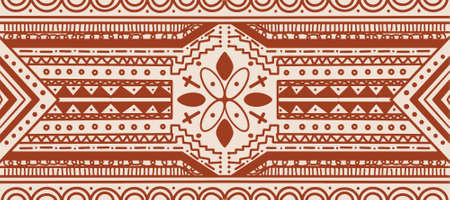 Mandala Art Background with an abstract geometric pattern for decorativeのイラスト素材