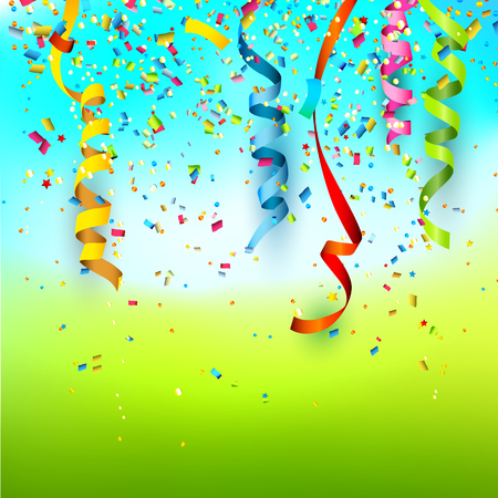 Birthday background with confetti
のイラスト素材