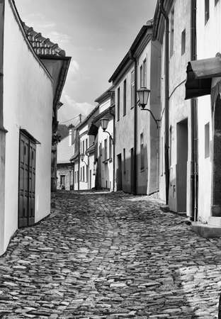 Street in jewish townの写真素材