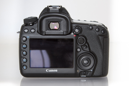 Canon 5D Mark IV camera, 30.4MP CMOS full-frame sensor with Dual Pixel AF and 4K videoのeditorial素材