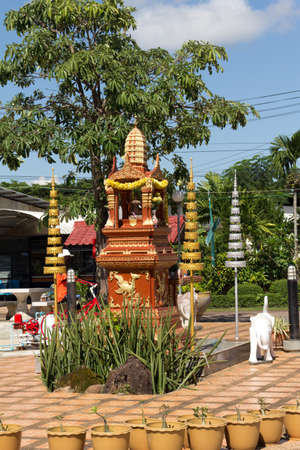 Joss house,shrine of the household godの写真素材