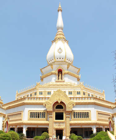 Phra Maha Chedi Chai Mongkol at Roi Et Province, Thailand の写真素材