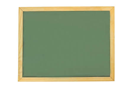 Blank chalkboard in wooden frameの写真素材
