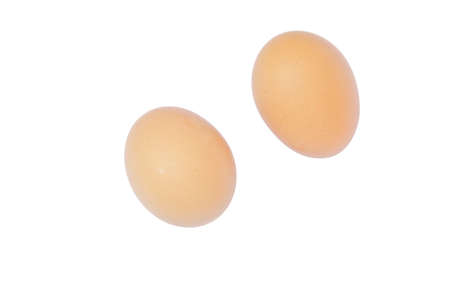 eggs isolated on white background close upの写真素材
