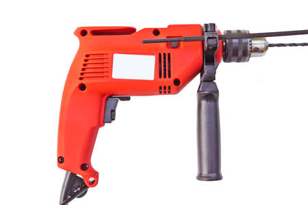 electric drill  perforator  isolate on white