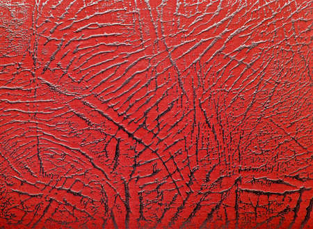 Red leather textureの写真素材