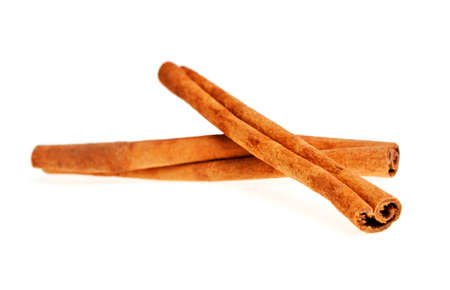 Cinnamon sticks isolated on a white background
