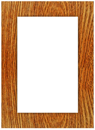 Wooden photo frame as the backgroundの写真素材