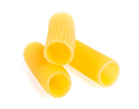Pasta on white backgroundの写真素材