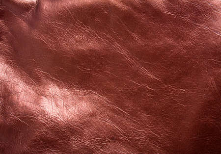Brown leather texture closeupの写真素材