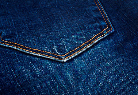 Background with texture of blue denimの写真素材