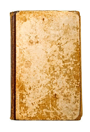Old book isolated on a white backgroundの写真素材