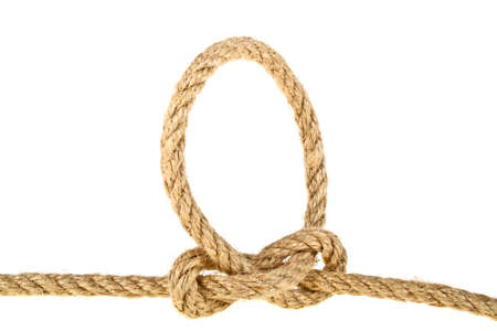 Rope on a white background