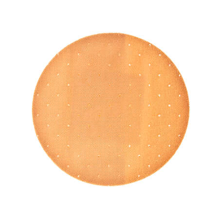 Red color lipstick stroke on a white background