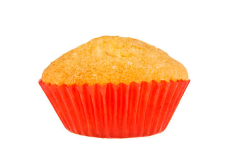 Muffin isolated on a white backgroundの写真素材