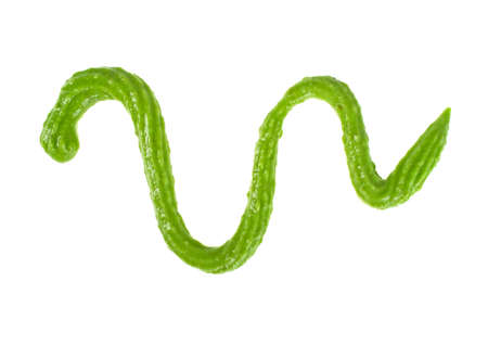 Wasabi isolated on white background