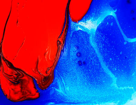 Abstract background of mixed oil paintの写真素材