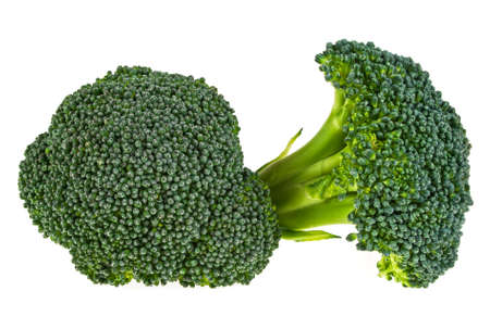 Broccoli isolated on a white backgroundの写真素材