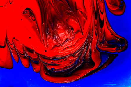 Abstract background of mixed oil paintの写真素材